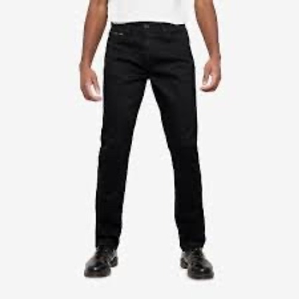 Goodfellow & Co Mens Straight Leg Jeans Black 34x30 Fair Trade Certified Cotton